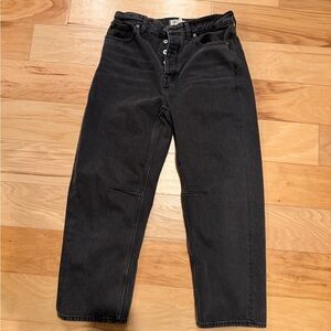 Madewell Darted Barrel-Leg Jean size 27